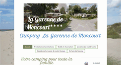 Desktop Screenshot of campinglagarennedemoncourt.com